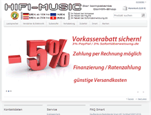 Tablet Screenshot of hifi-music.de